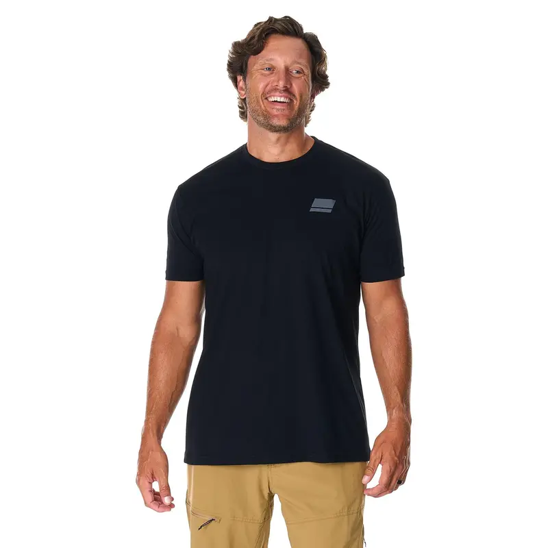Stacked Logo Cotton T-Shirt – Minimalist Graphic Style