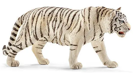 Standing White Tiger Animal Model for Safari Displays