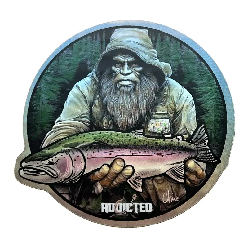 Steelhead Legend Holo Sticker – Reflective Waterproof Decal