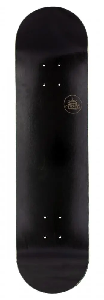 Sushi Pagoda Stamp 31.25″ x 8″ Bodyboard – Matte Black