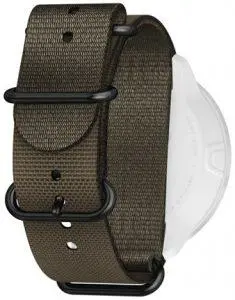 Suunto D5 Large Zulu Textile Strap – Stealth Gray & Black