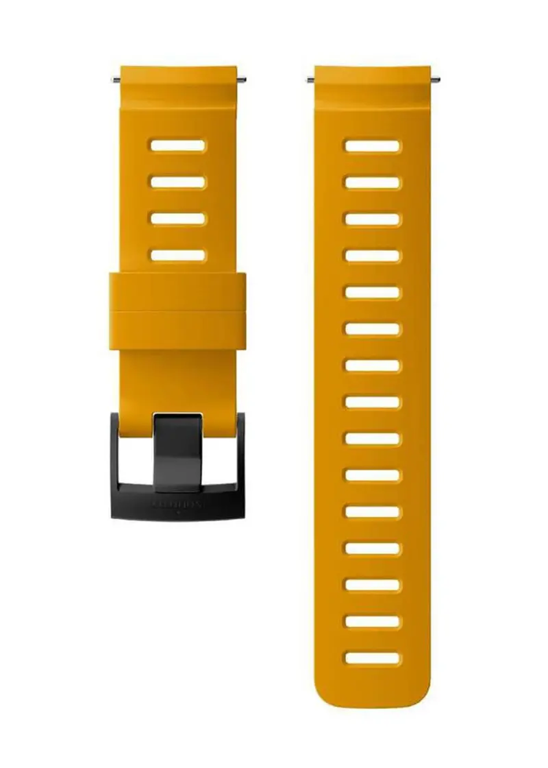 Suunto D5 Medium Silicone Watch Strap Kit – Amber & Black
