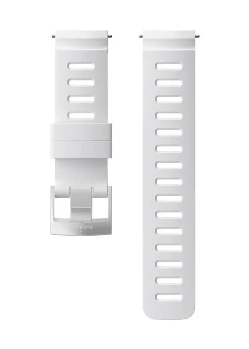 Suunto D5 Medium Silicone Watch Strap Kit – White & Steel