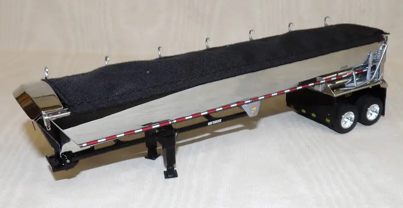 #T126 MAC Half-Round Tandem-Axle Dump Trailer – 1:64 Scale Construction Model (No Box)