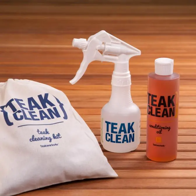 Teak Cleaning & Maintenance Kit – Natural Wood Care Set