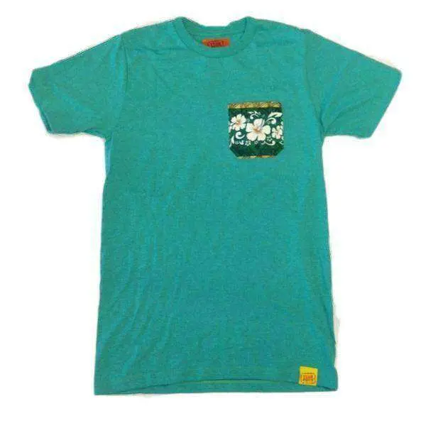 Team Phun Hawaiian-Print Pocket T-Shirt