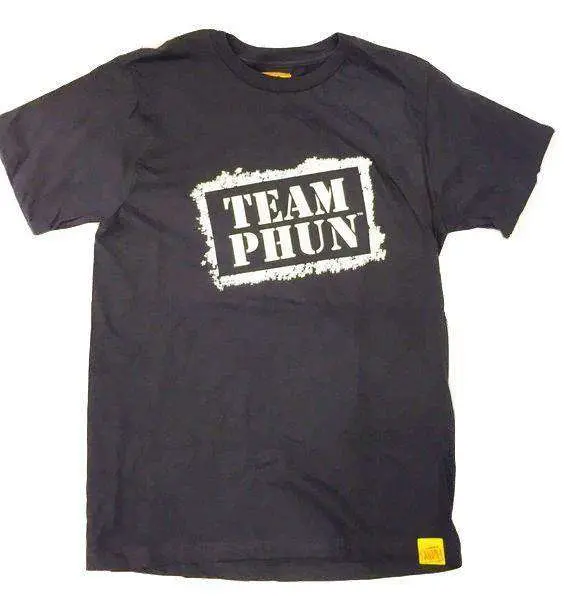 Team Phun Stencil Logo Cotton T-Shirt