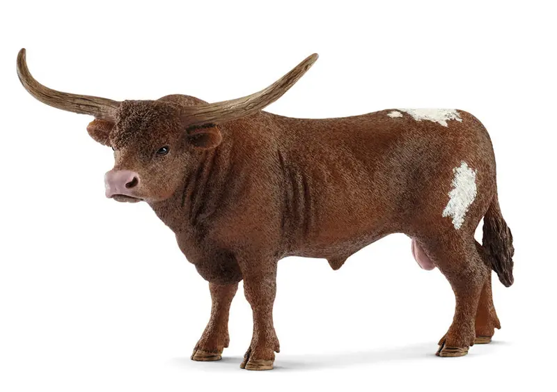 Texas Longhorn Bull Animal Figure #13866