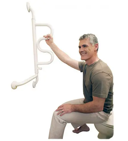 The Curve Ergonomic Grab Bar for Natural Grip Support