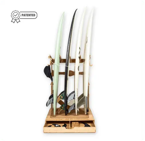 The Spirit Rack – Modular 4-Board Storage System
