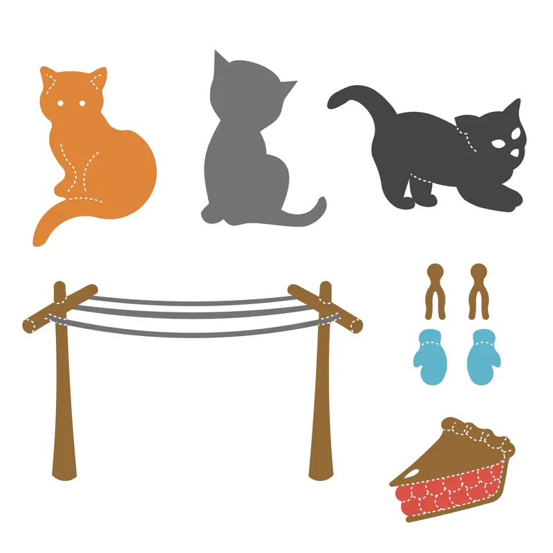 Three Little Kittens Story-Based Activity Set