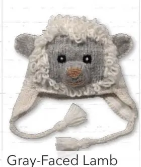 Toddler Gray Lamb Hat – Gentle, Lightweight Costume Hat for Infants