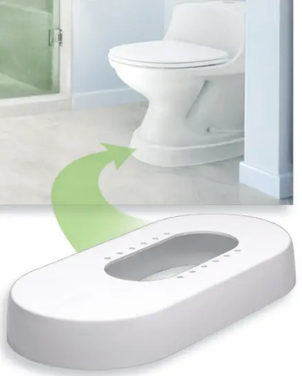 Toilevator Raised Toilet Seat Base – Height Adjustment Kit