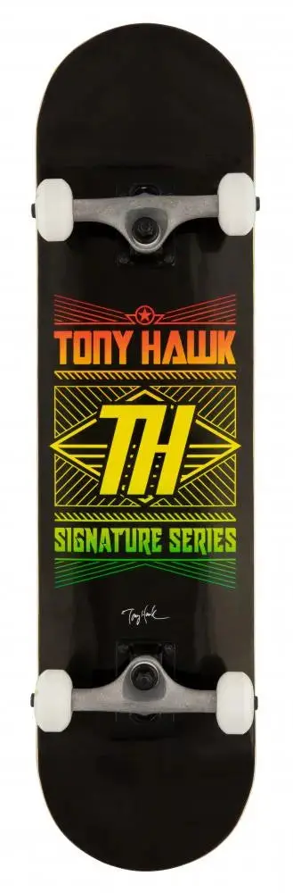 Tony Hawk SS 180 Complete Skateboard – Stacked Logo Black Deck