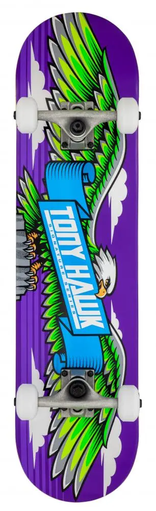Tony Hawk SS 180 Complete Skateboard – Wingspan Purple Deck
