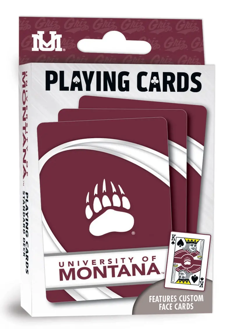 University of Montana Grizzlies Playing Cards – Official Team Deck