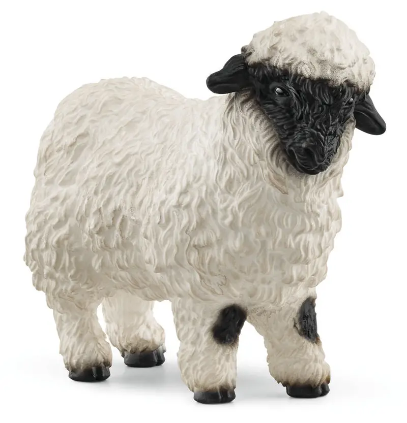 Valais Black-Nosed Sheep Farm Animal Figure #13965S