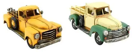 Vintage-Style Metal Pickup Truck Assortment – Model #VA170002