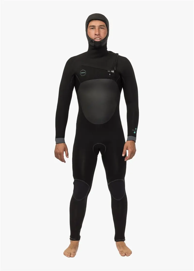 Vissla North Seas 5/4mm Hooded Chest-Zip Full Wetsuit
