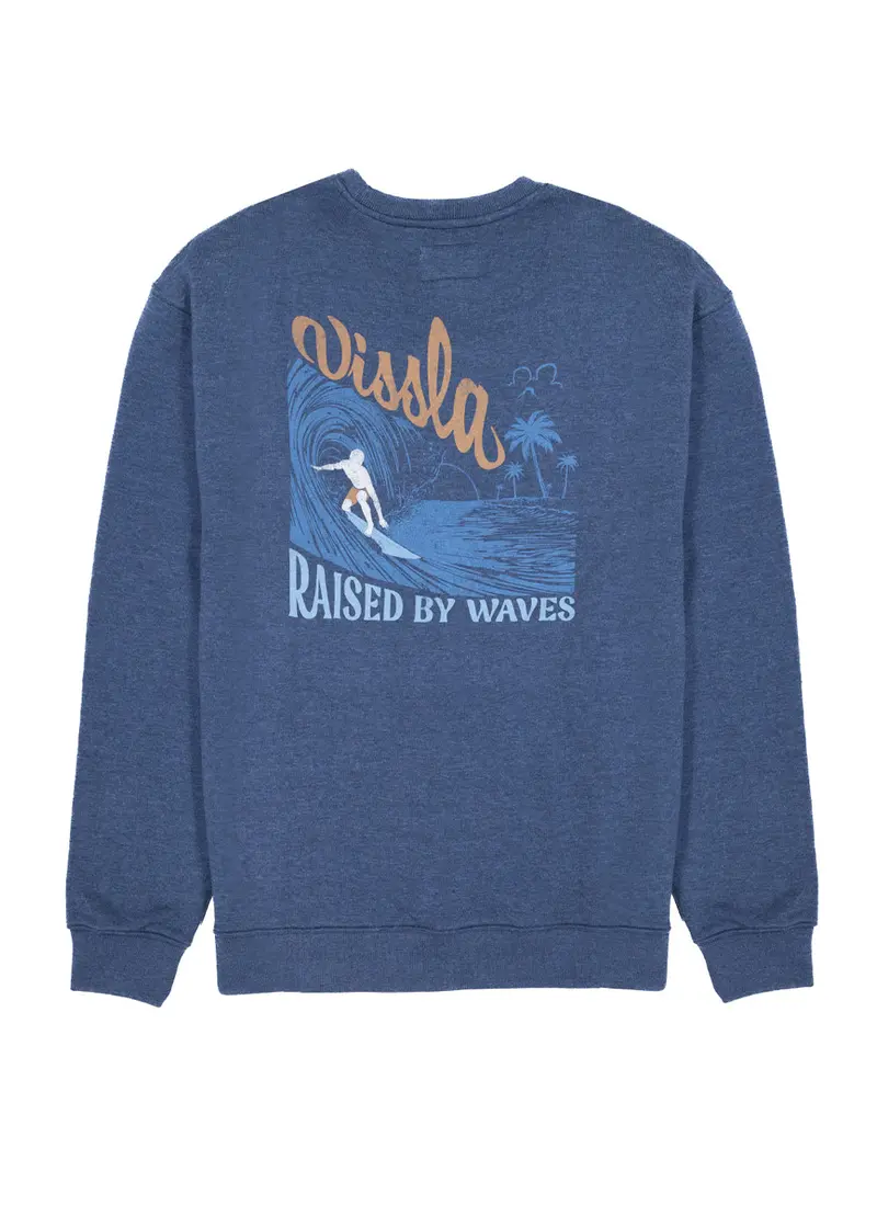 Vissla Raised By Waves Reimagined Fleece Crew