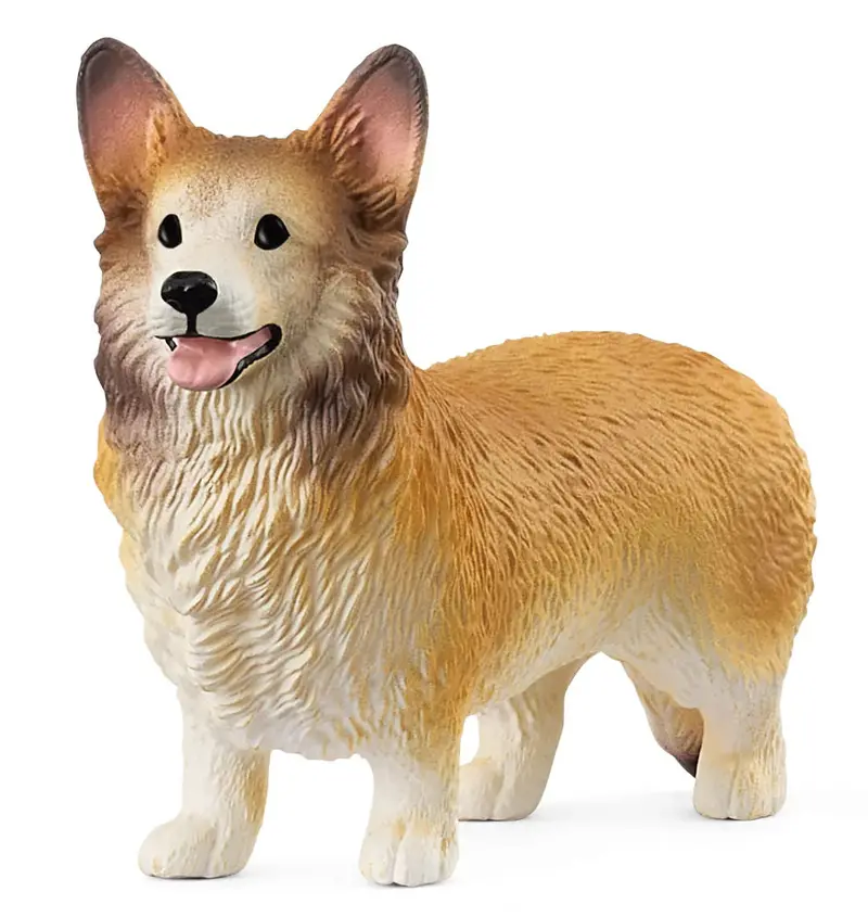 Welsh Corgi – Hand-Painted 1:20 Scale Animal Collectible