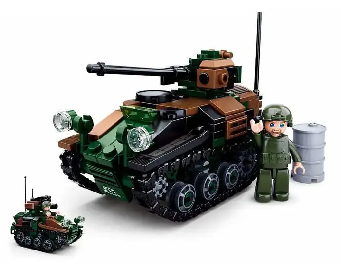 Wiesel Armored Weapons Carrier – 2-in-1 Model Bricks Set #B0750