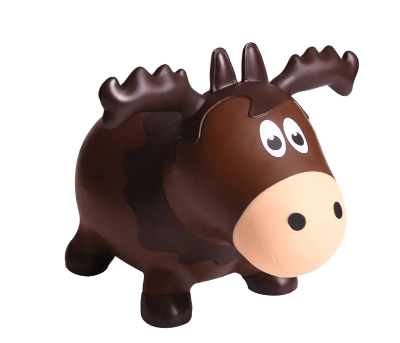 Wildlife Hoppers Moose Figure – Animated North American Big Game Sculpture