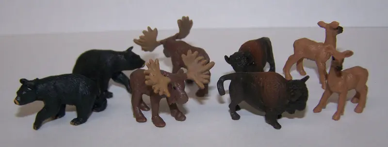 Wildlife Miniature Collection – 8-Piece, 1:87 Scale – #350009