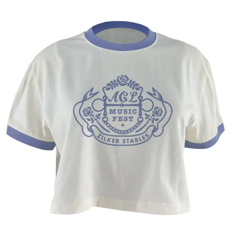 Women’s Zilker Stables Cropped Ringer T-Shirt