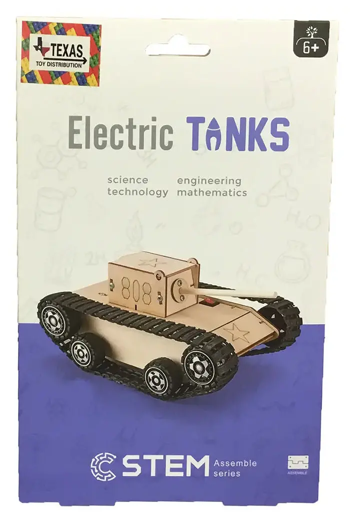 Wooden Tank STEM Construction Kit – Mobile Military Vehicle Model – #FF265063