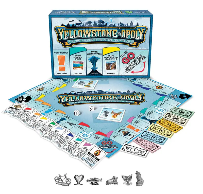 Yellowstone-Opoly Board Game – National Park Edition Family Game