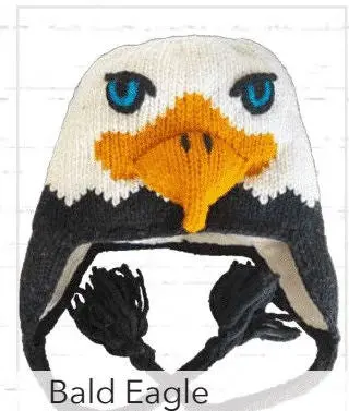 Youth Bald Eagle Hat – Patriotic, Feather-Adorned American-Themed Cap