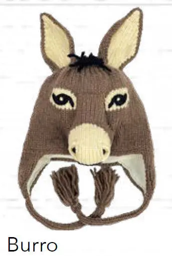 Youth Burro Hat – Charming Donkey-Inspired Animal Headgear for Kids