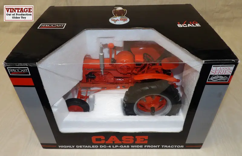 ZJD1608 1/16 Scale Case DC-4 LP Gas Tractor – Wide Front Configuration